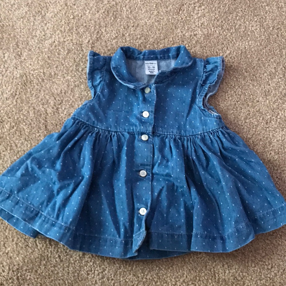 Baby Gap 12-18m denim dress